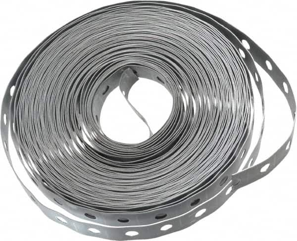 Empire - 50' x 3/4" Pre-Galvanized Carbon Steel Hanger Strapping - 22 Gauge - Benchmark Tooling