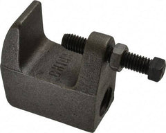 Empire - 1-1/4" Max Flange Thickness, 3/4" Rod Wide Jaw Top Beam Clamp - 900 Lb Capacity, Ductile Iron - Benchmark Tooling