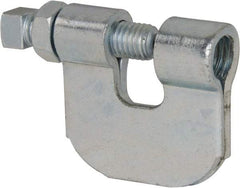 Empire - 3/4" Max Flange Thickness, 5/8" Rod C-Clamp with Locknut - 550 Lb Capacity, Carbon Steel - Benchmark Tooling