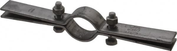 Empire - 1-1/4" Pipe, Riser Clamp - Black, 250 Lb Capacity, Carbon Steel - Benchmark Tooling