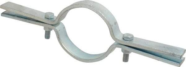 Empire - 3" Pipe, Electro Galvanized Riser Clamp - 500 Lb Capacity, Carbon Steel - Benchmark Tooling