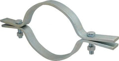 Empire - 8" Pipe, Electro Galvanized Riser Clamp - 2,500 Lb Capacity, Carbon Steel - Benchmark Tooling