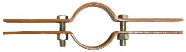 Empire - 1-1/4" Pipe, Copper Plated Riser Clamp - 250 Lb Capacity, Carbon Steel - Benchmark Tooling