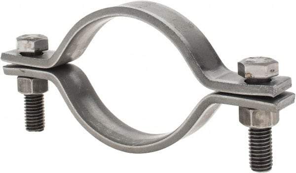 Empire - 4" Pipe, Standard Pipe Clamp - Black, 1,040 Lb Capacity, Carbon Steel - Benchmark Tooling