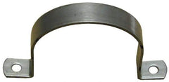 Empire - 1-1/4 Pipe, Grade 304 Stainless Steel, Pipe, Conduit or Tube Strap - 2 Mounting Holes - Benchmark Tooling