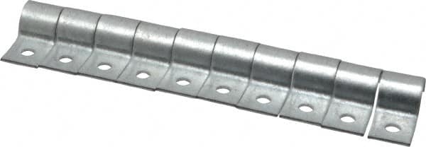 Empire - 1/4" Pipe, Carbon Steel, Electro Galvanized" Pipe or Conduit Strap - 1 Mounting Hole - Benchmark Tooling