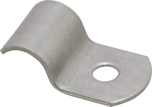 Empire - 1/4" Pipe, Grade 304 Stainless Steel," Pipe or Conduit Strap - 1 Mounting Hole - Benchmark Tooling