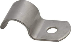 Empire - 3/8" Pipe, Grade 304 Stainless Steel," Pipe or Conduit Strap - 1 Mounting Hole - Benchmark Tooling