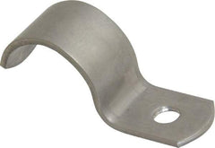 Empire - 3/4" Pipe, Grade 304 Stainless Steel," Pipe or Conduit Strap - 1 Mounting Hole - Benchmark Tooling