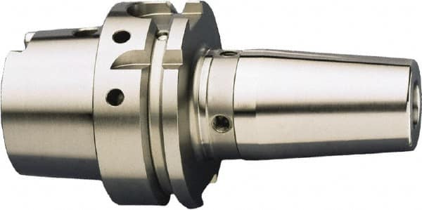 HAIMER - 18mm Hole Diam, HSK63A Taper Shank Shrink Fit Tool Holder & Adapter - 95mm Projection, 33mm Nose Diam, 50mm Clamping Depth, 25,000 RPM, Through Coolant - Exact Industrial Supply