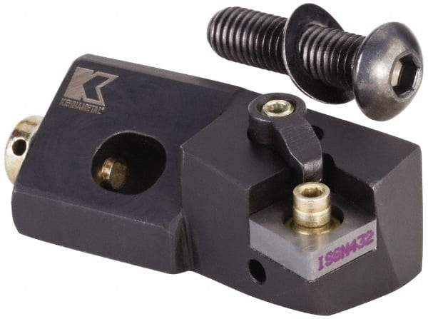 Kennametal - Series Kenloc, Left Hand, MSKN Toolholder Compatibility, SN.., TP.. Insert Compatibility, Indexable Turning Cartridge - Pin & Clamp Holding Method, 3.04mm Max Depth of Cut, 55mm OAL x 14mm OAW x 19.25mm OAH - Benchmark Tooling