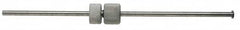 Made in USA - Satin Chrome, Micrometer Groove Checker - 6 Inch Overall Length, 1/8 Inch Rod Diameter, For Use with Starrett 440 Groove Depth Gages - Benchmark Tooling