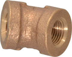 Merit Brass - Class 125, 1/8" Internal Pipe, Brass 45° Street Elbow - FNPT x FNPT - Benchmark Tooling