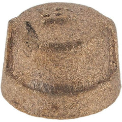 Merit Brass - Class 125, 1/4" Internal Pipe, Brass End Cap - FNPT - Benchmark Tooling