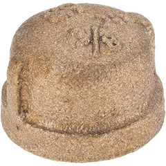 Merit Brass - Class 125, 3/8" Internal Pipe, Brass End Cap - FNPT - Benchmark Tooling