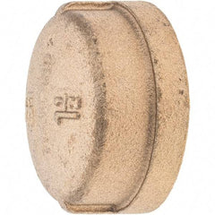 Merit Brass - Class 125, 1-1/2" Internal Pipe, Brass End Cap - FNPT - Benchmark Tooling