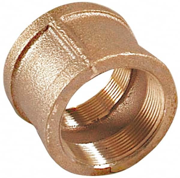 Merit Brass - Class 125, 1/8" Internal Pipe, Lead Free Brass Coupling - FNPT x FNPT - Benchmark Tooling