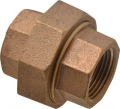 Merit Brass - Class 125, 1" Internal Pipe, Brass Union - FNPT x FNPT - Benchmark Tooling