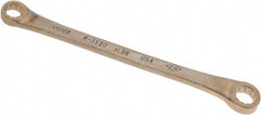 Ampco - 7/16" x 1/2" 12 Point Offset Box Wrench - Double End, 7-3/4" OAL, Aluminum Bronze - Benchmark Tooling