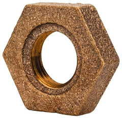 Merit Brass - Class 125, 1/8" Internal Pipe, Brass Locknut - FNPT - Benchmark Tooling