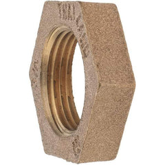 Merit Brass - Class 125, 3/4" Internal Pipe, Brass Locknut - FNPT - Benchmark Tooling