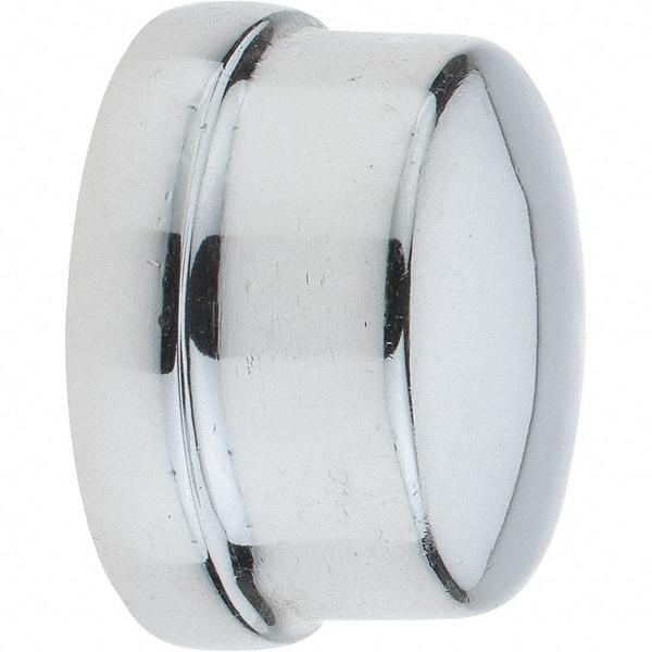 Merit Brass - Class 125, 1" Internal Pipe, Red Brass & Chrome End Cap - FNPT - Benchmark Tooling