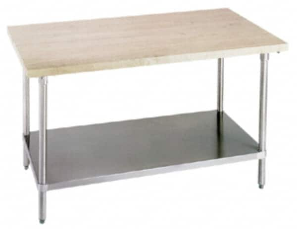 Eagle MHC - 48" Wide x 30" Deep x 35-1/2" High, Wood Work Table - Comfort Edge, Fixed Legs - Benchmark Tooling