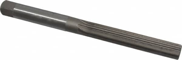 Interstate - 9/16" Diam, Straight Shank, 3-1/4" Flute, Hand Reamer - Benchmark Tooling