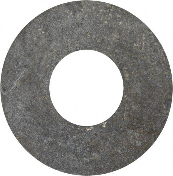 Value Collection - 9/16" Screw, Grade 2 Steel USS Flat Washer - 0.62" ID x 1.499" OD, 0.132" Thick, Galvanized Finish - Benchmark Tooling