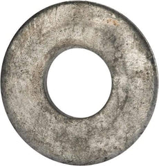 Value Collection - 7/8" Screw, Grade 2 Steel USS Flat Washer - 0.931" ID x 2.28" OD, 0.192" Thick, Galvanized Finish - Benchmark Tooling