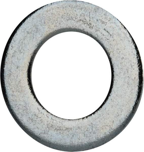 Value Collection - 3/4" Screw, Grade 2 Steel SAE Flat Washer - 13/16" ID x 1-1/2" OD, 0.16" Thick, Zinc-Plated Finish - Benchmark Tooling