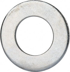 Value Collection - 1-1/2" Screw, Grade 2 Steel SAE Flat Washer - 1-9/16" ID x 3" OD, 0.16" Thick, Zinc-Plated Finish - Benchmark Tooling