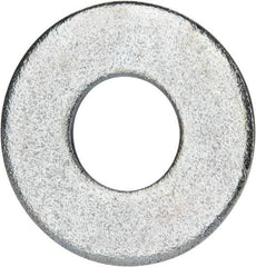 Value Collection - 9/16" Screw, Grade 2 Steel USS Flat Washer - 0.62" ID x 1.499" OD, 0.132" Thick, Zinc-Plated Finish - Benchmark Tooling