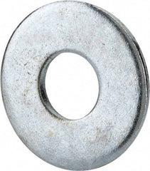 Value Collection - 5/8" Screw, Grade 2 Steel USS Flat Washer - 0.681" ID x 1.78" OD, 0.16" Thick, Zinc-Plated Finish - Benchmark Tooling