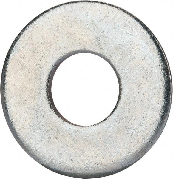 Value Collection - 3/4" Screw, Grade 2 Steel USS Flat Washer - 0.805" ID x 2.03" OD, 0.177" Thick, Zinc-Plated Finish - Benchmark Tooling