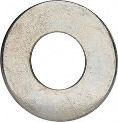 Value Collection - 1-1/2" Screw, Grade 2 Steel USS Flat Washer - 1.615" ID x 3.545" OD, 0.213" Thick, Zinc-Plated Finish - Benchmark Tooling