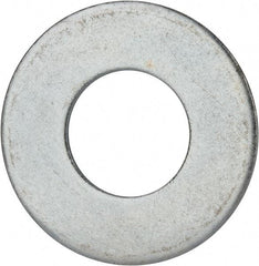 Value Collection - 1-3/4" Screw, Grade 2 Steel USS Flat Washer - 1.865" ID x 4.045" OD, 0.213" Thick, Zinc-Plated Finish - Benchmark Tooling