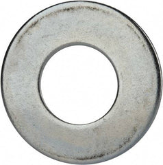 Value Collection - 2" Screw, Grade 2 Steel USS Flat Washer - 2.115" ID x 4.545" OD, 0.213" Thick, Zinc-Plated Finish - Benchmark Tooling