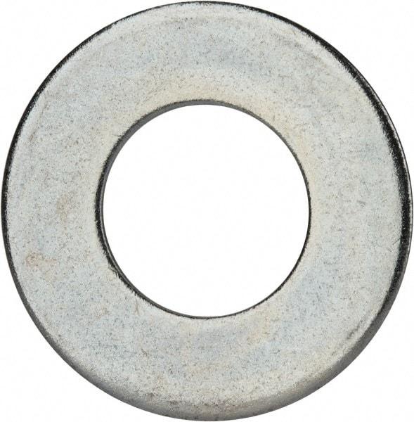 Value Collection - 2-1/4" Screw, Grade 2 Steel USS Flat Washer - 2.365" ID x 4.795" OD, 0.248" Thick, Zinc-Plated Finish - Benchmark Tooling