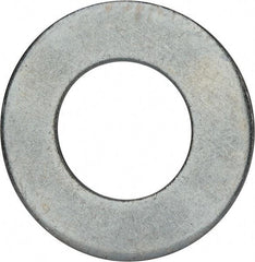 Value Collection - 2-1/2" Screw, Grade 2 Steel USS Flat Washer - 2.615" ID x 5.045" OD, 0.28" Thick, Zinc-Plated Finish - Benchmark Tooling
