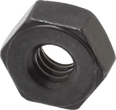 Value Collection - 1/4-20 UNC Steel Right Hand Heavy Hex Nut - 1/2" Across Flats, 15/64" High, Uncoated, 2B Class of Fit - Benchmark Tooling