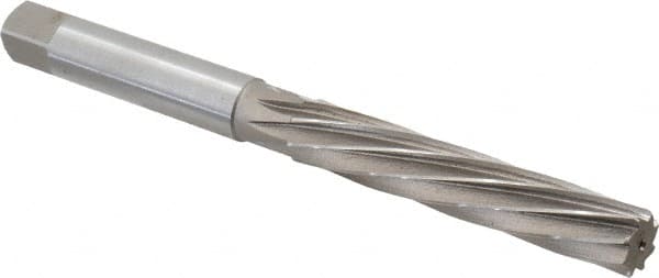 Interstate - 5/8" Diam, Straight Shank, 3-1/2" Flute, Hand Reamer - Benchmark Tooling