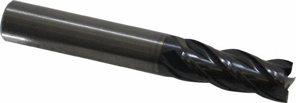 OSG - 10mm, 25mm LOC, 10mm Shank Diam, 70mm OAL, 4 Flute, Solid Carbide Square End Mill - Single End, TiAlN Finish, Spiral Flute, 35° Helix, Centercutting, Right Hand Cut, Right Hand Flute, Series HP441 - Benchmark Tooling