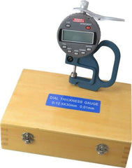 SPI - 0 to 0.5 Inch Measurement, 0.0005 Inch Resolution Electronic Thickness Gage - Benchmark Tooling