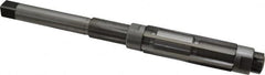 Made in USA - Size I, Straight Shank Hand Adjustable Reamer - 10" OAL, Right Hand Cut, High Speed Steel, Bright Finish - Benchmark Tooling