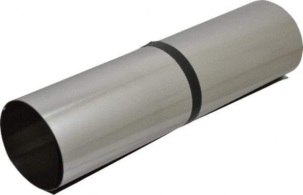 Made in USA - 1 Piece, 100 Inch Long x 12 Inch Wide x 0.002 Inch Thick, Roll Shim Stock - Stainless Steel - Benchmark Tooling