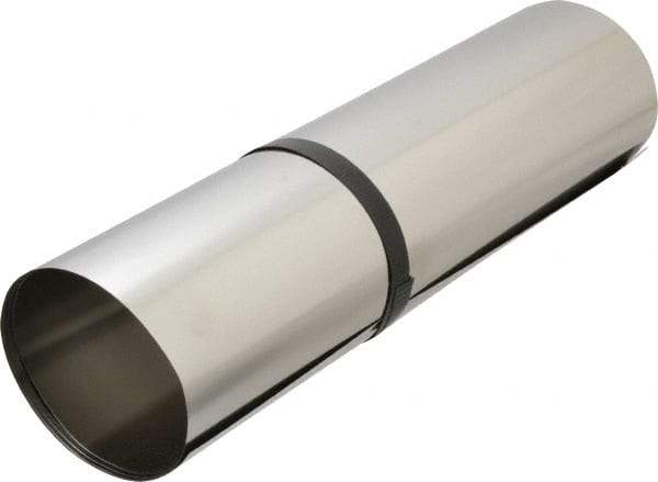 Made in USA - 1 Piece, 50 Inch Long x 12 Inch Wide x 0.002 Inch Thick, Roll Shim Stock - Stainless Steel - Benchmark Tooling