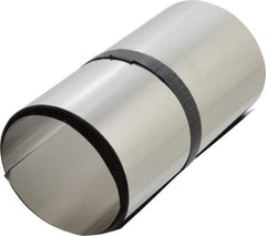 Made in USA - 1 Piece, 100 Inch Long x 6 Inch Wide x 0.002 Inch Thick, Roll Shim Stock - Stainless Steel - Benchmark Tooling