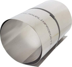 Made in USA - 1 Piece, 100 Inch Long x 12 Inch Wide x 0.02 Inch Thick, Roll Shim Stock - Stainless Steel - Benchmark Tooling