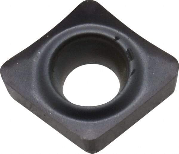 Kennametal - CCGT21.52 HP Grade KC5010 Carbide Turning Insert - TiAlN Finish, 80° Diamond, 1/4" Inscr Circle, 3/32" Thick, 1/32" Corner Radius - Benchmark Tooling